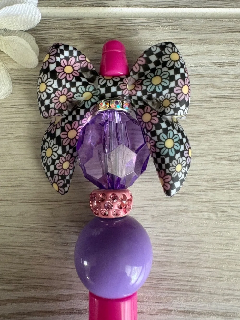 Handmade Bow Themed Beaded Pens You Choose